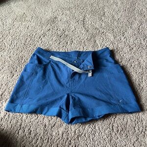 Zyia Navy Not Just a Trail Shorts